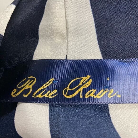 BLUE RAIN, Women’s Nautical Striped Top, Large, Long Cuffed Sleeves, Large - Picture 8 of 9